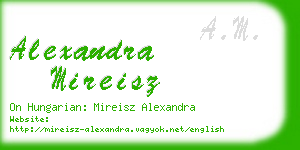 alexandra mireisz business card